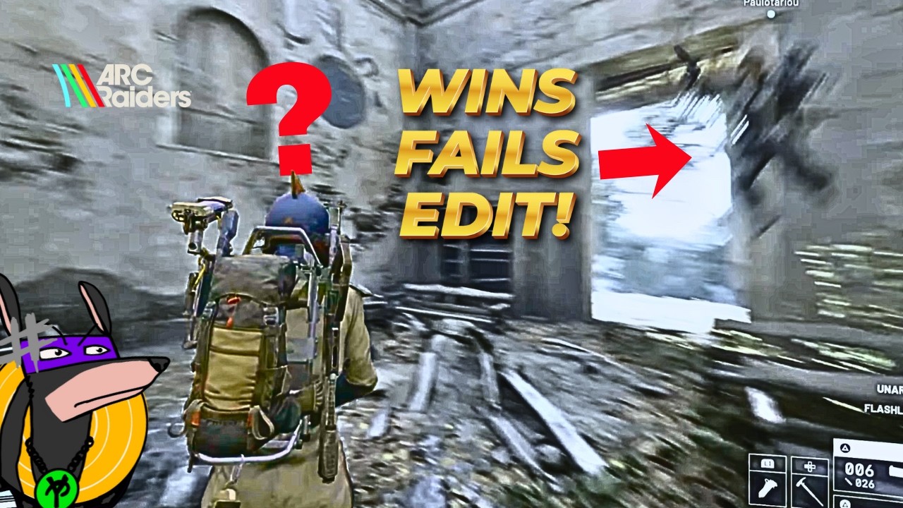 CAÍ 😱 Edit Especial de 80h de Arc Raiders, Fails, Wins, Bugs, Matando Leaper e Bastion PS5
