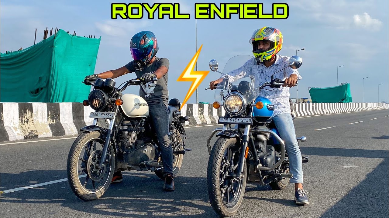 ROYAL ENFIELD METEOR 350 vs THUNDERBIRD 350X 🔥 | Drag Race | Ride Review | ToP enD Battle