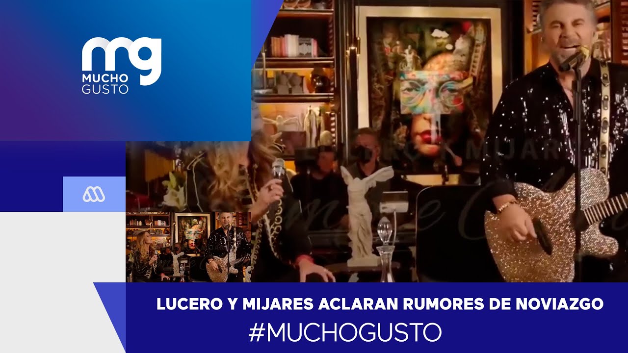 #muchogusto / Lucero y Mijares aclaran rumores de amoríos con Ceciclia Bolocco y Felipe Camiroaga