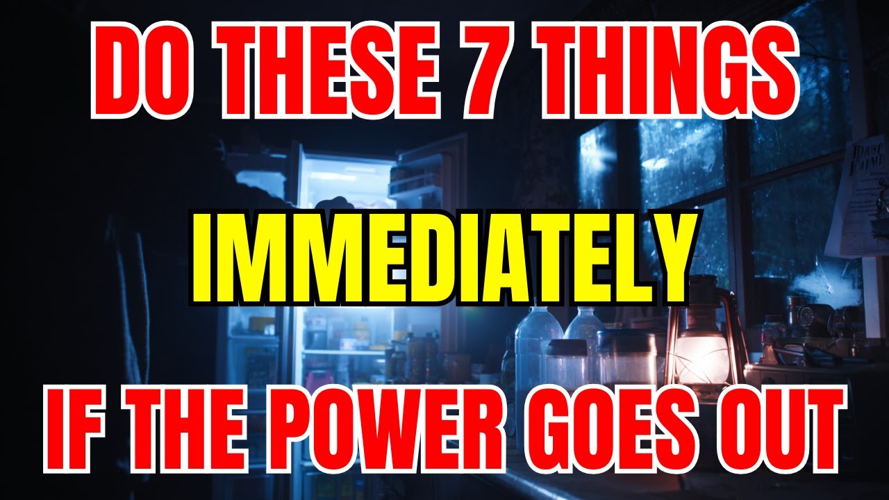 If the Power Goes Out Tonight, Do THESE 7 Things Immediately
