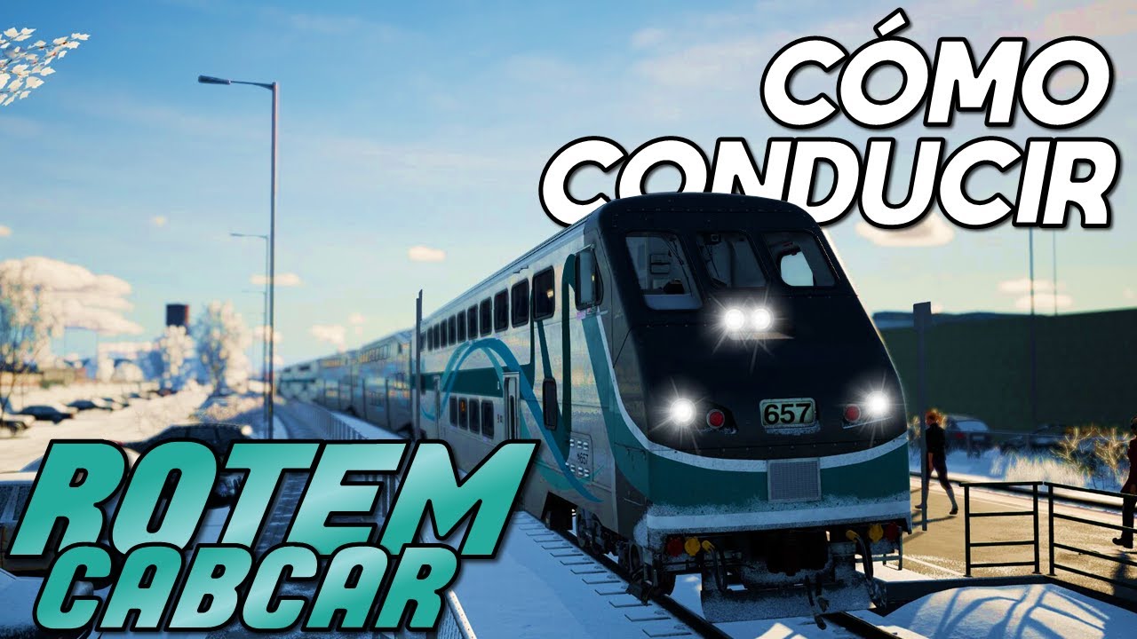 🤔 Cómo CONDUCIR el ROTEM cabcar 🚊 Train Sim World 5