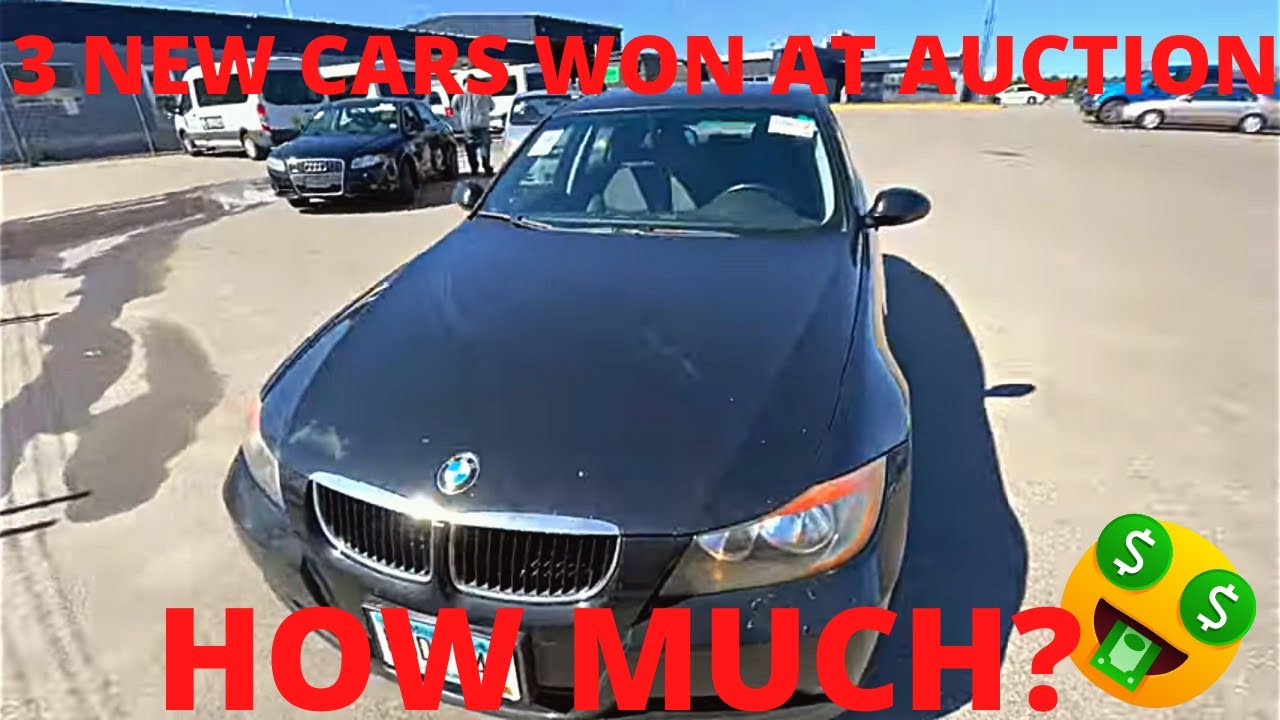 PICKING UP 3 CARS I WON AT AUCTION...WHAT DID I BUY?