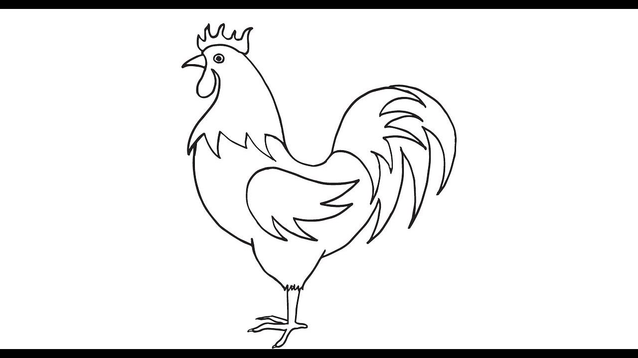 || How to draw COCK step by step ||, || COCK drawing for kids ||, || easy simple draw COCK ||