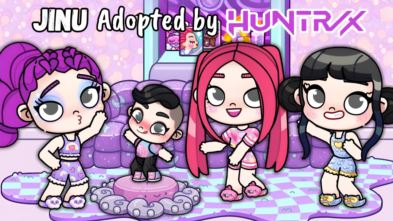 JINU усыновлен HUNTRIX 👶💜🩷🩵 | Мир Аватара Ролевая игра | Пазу