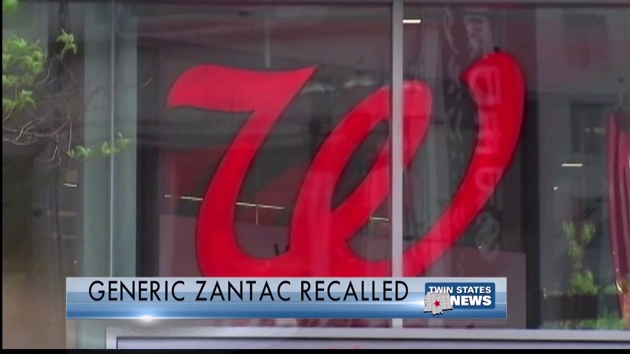 Generic Zantac Recalled