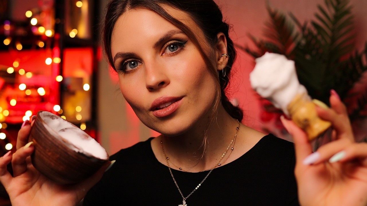 ASMR Barbershop Roleplay | Haircut & Shave SPA | Personal Attention