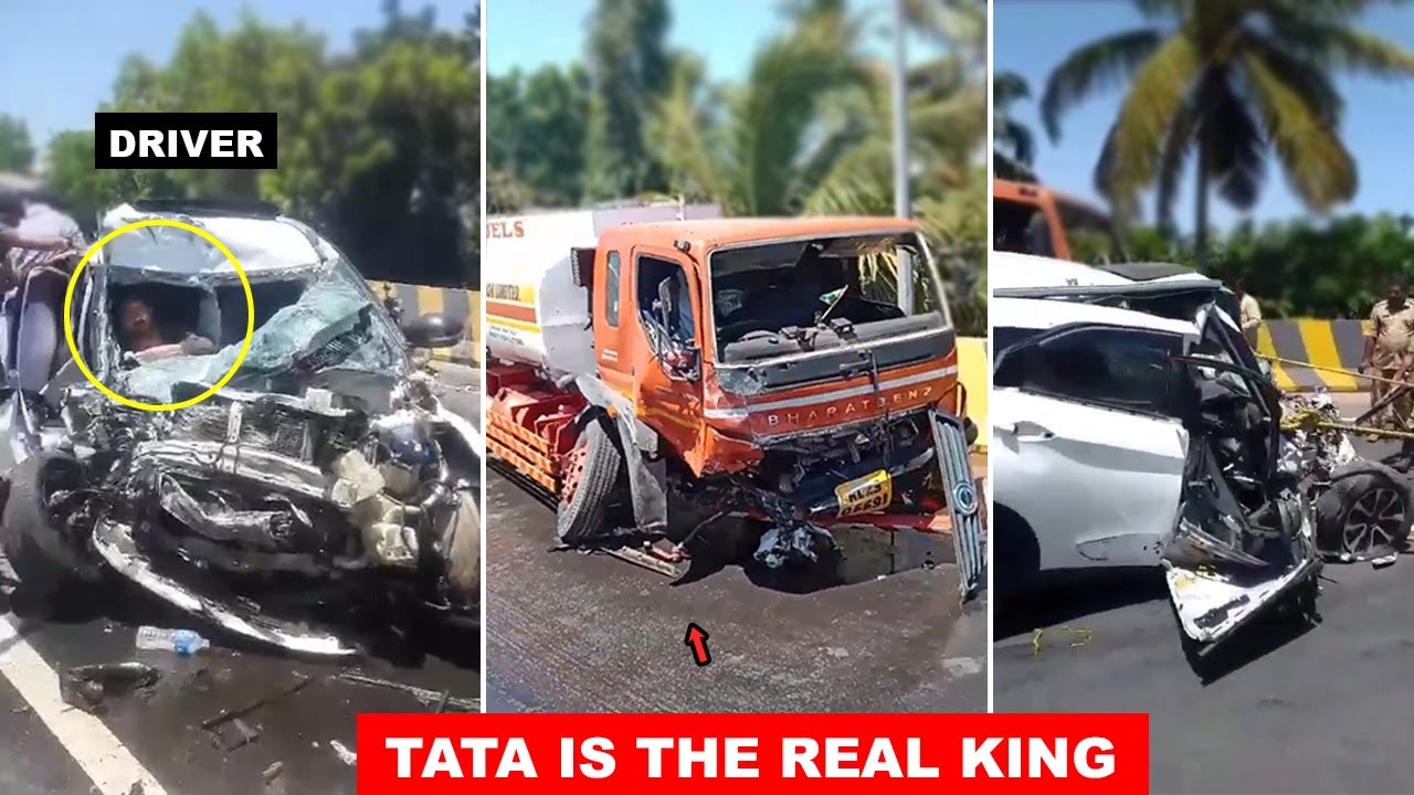 5 STAR IN BHARAT NCAP CRASH TEST CONFIRM 🔥 TANKER VS TATA SUV