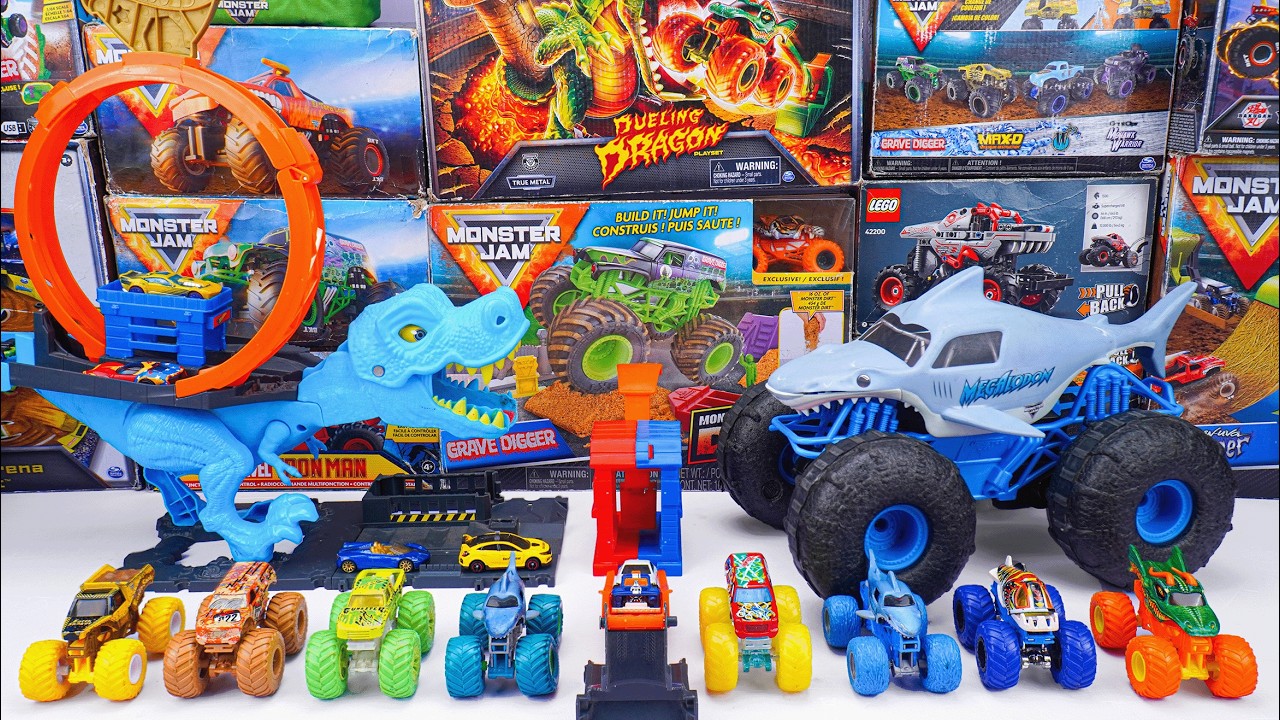 Monster Jam Unboxing Review | Monster Trucks Stunts, Flips, and Jaw-Dropping Crashes Compilation