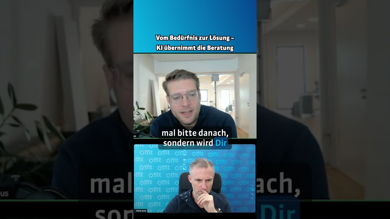 Vom Bedürfnis zur Lösung – KI übernimmt die Beratung 