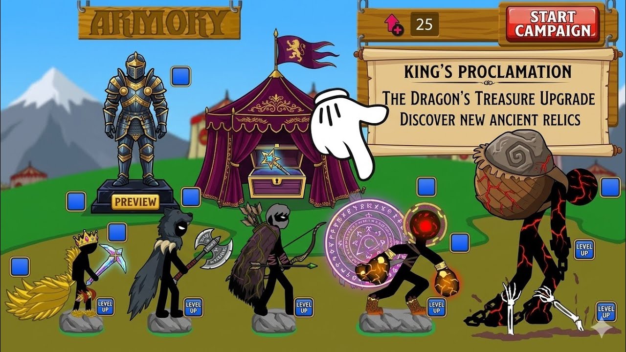 New Update + Max Upgrade Army Stick WarEdition - MOD STICK WAR LEGACY 