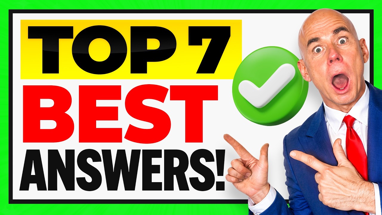 TOP 7 ‘MOST DIFFICULT’ INTERVIEW QUESTIONS & ANSWERS for 2025! (JOB INTERVIEW TIPS!)