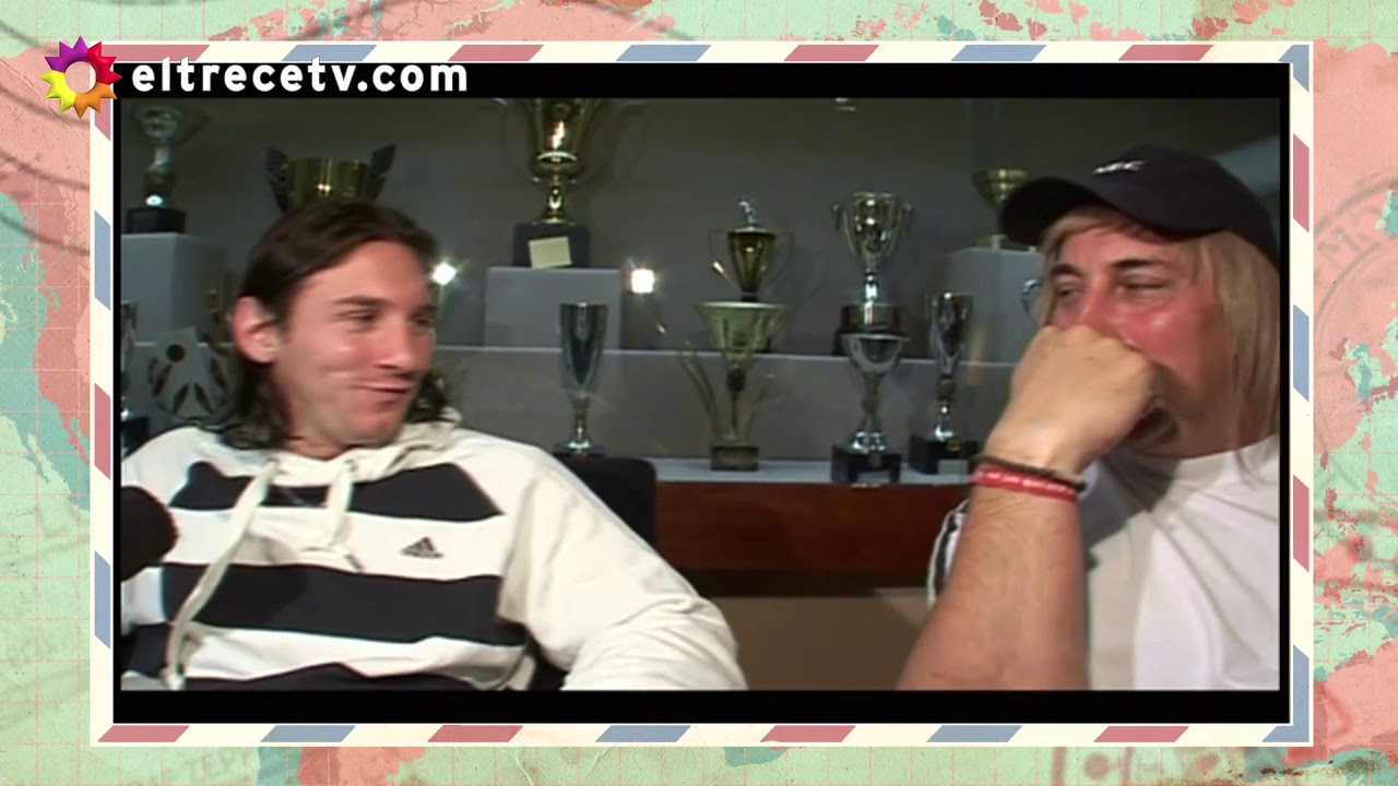 Iv&aacute;n de Pineda entrevist&oacute; a Messi en Barcelona, claro que esto fue hace mucho tiempo