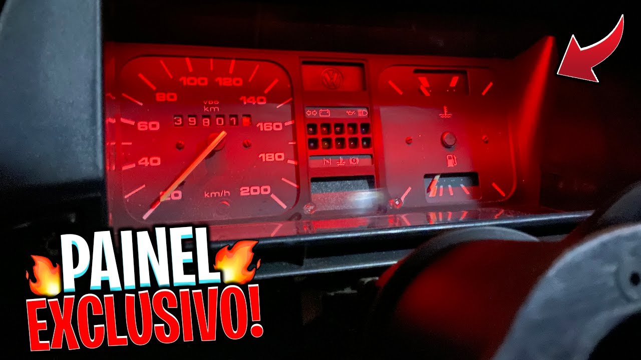 Transforme o Painel do Seu Gol Quadrado! Aprenda a Trocar a Cor da Iluminação!