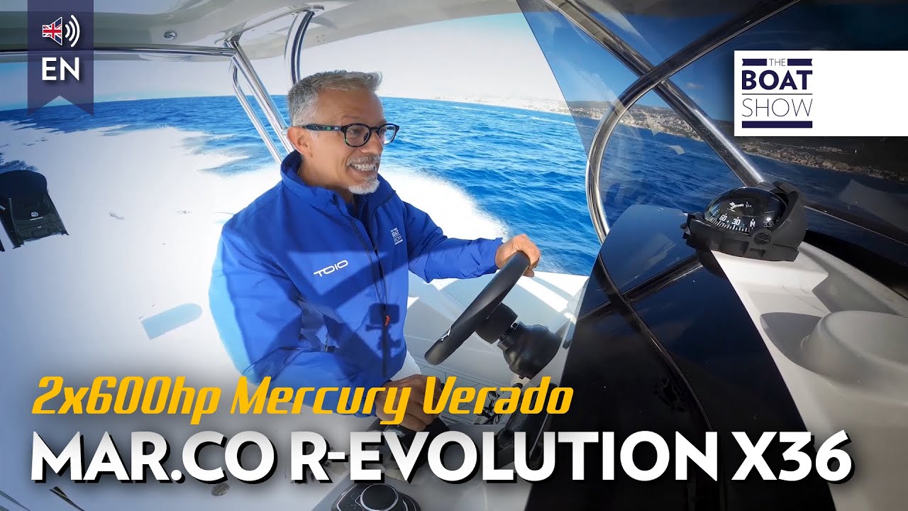 [ENG] MAR.CO R-EVOLUTION X36 Powered 2X VERADO 600HP - Maxi Rib Review - The Boat Show