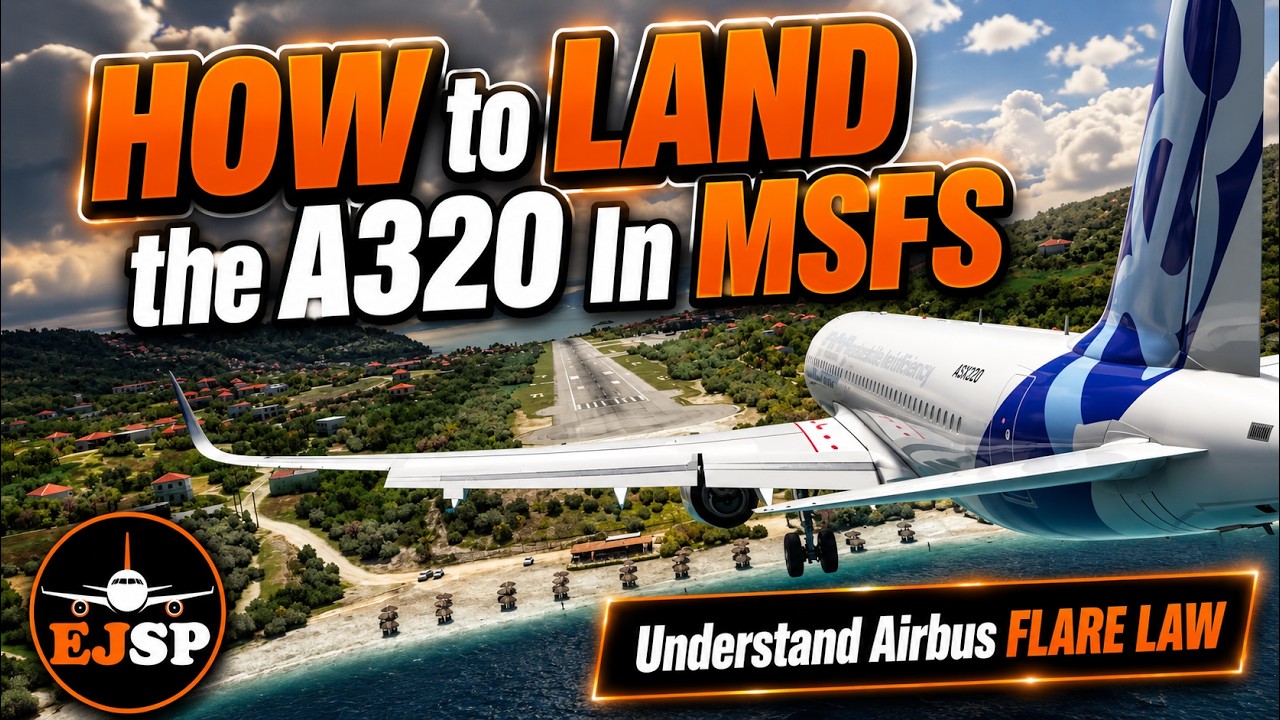 A320 Landing Techniques - Flare Law (How & When to Flare) Full Tutorial | MSFS 2020