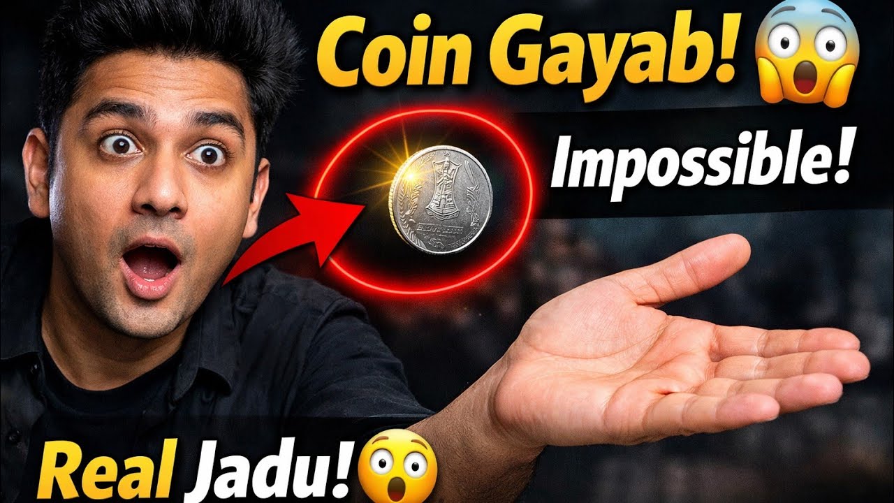 हाथ की सफाई से सिक्का गायब कैसे करें | Magic Trick