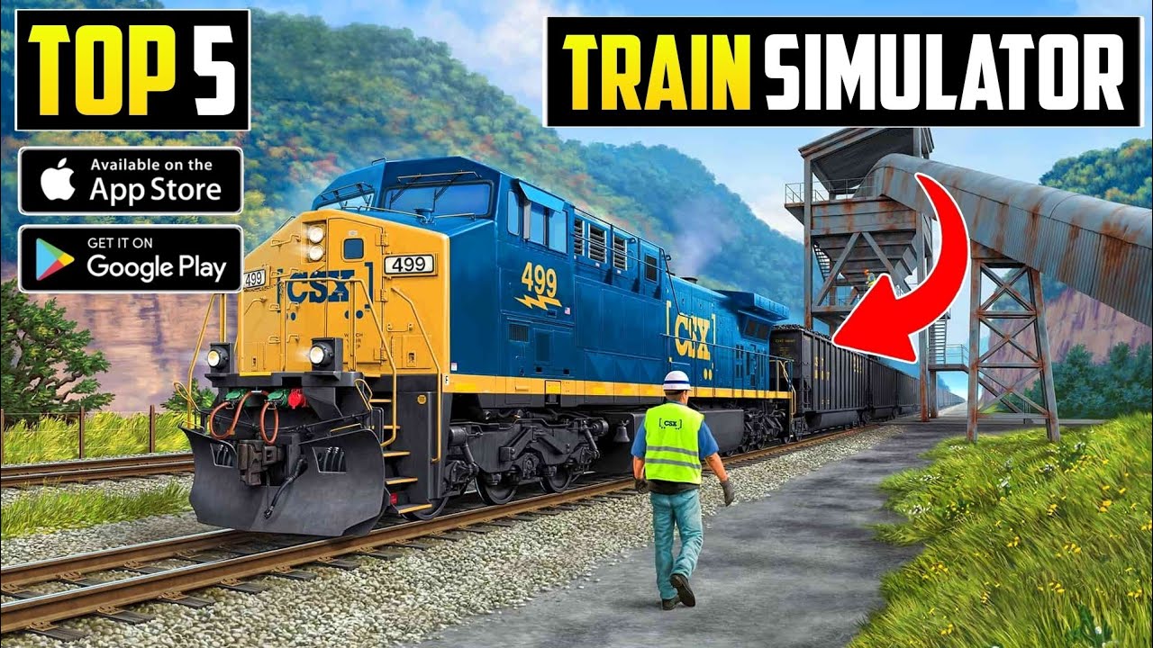 TOP 5 Train Simulator Games For Android 2023 | Best Train Simulator Games on Android
