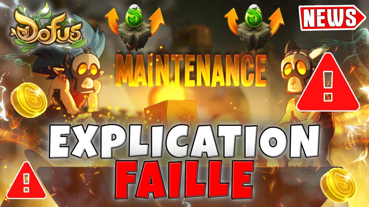 DOFUS Explication de FAILLE KAMAS et ROLLBACK (Heure R&eacute;ouverture des Serveurs)