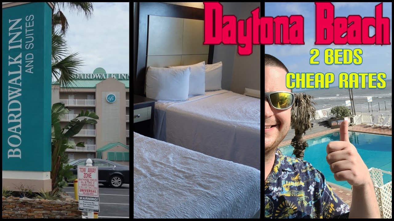 Daytona Beach Boardwalk Inn and Suites - Oceanfront Hotel For Cheap Price - Two Queen Beds