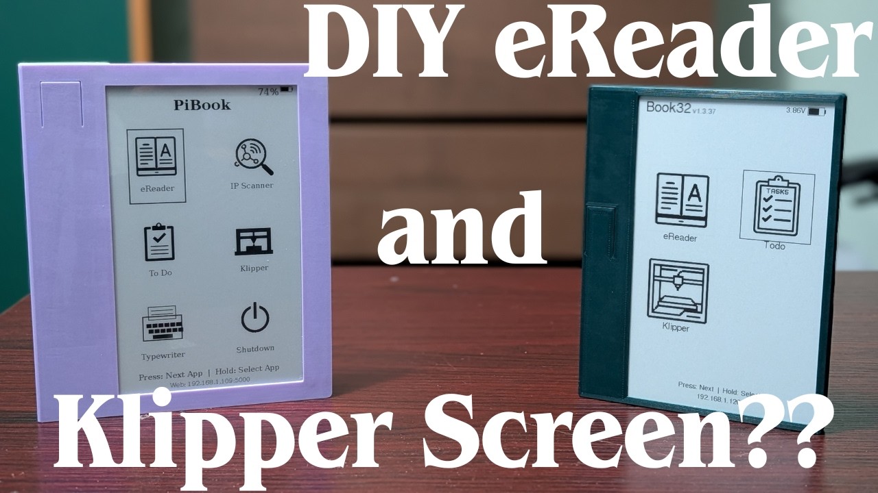 I made a DIY eReader that can find 3D printers and display their info!
