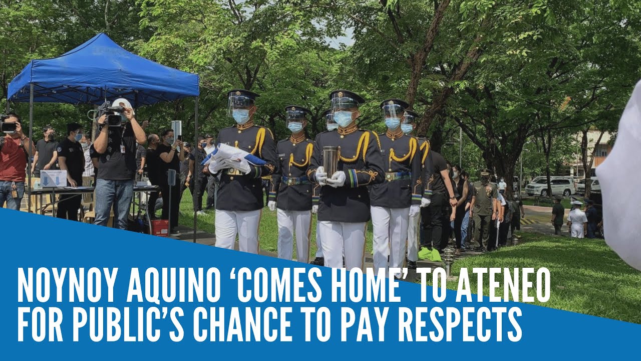 Noynoy Aquino ‘comes home’ to Ateneo for public’s chance to pay respects