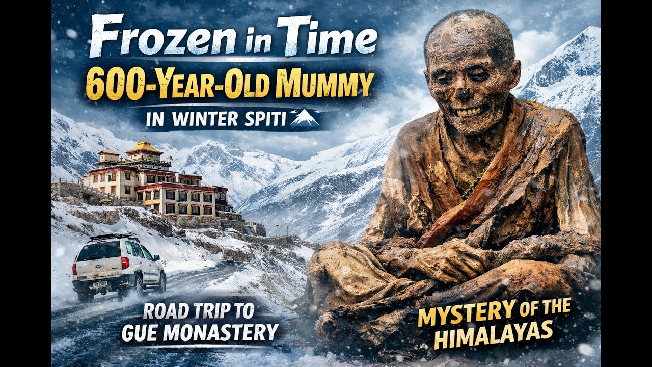 600-Year-Old Naturally Preserved Mummy | Gue Monastery, Spiti, India.