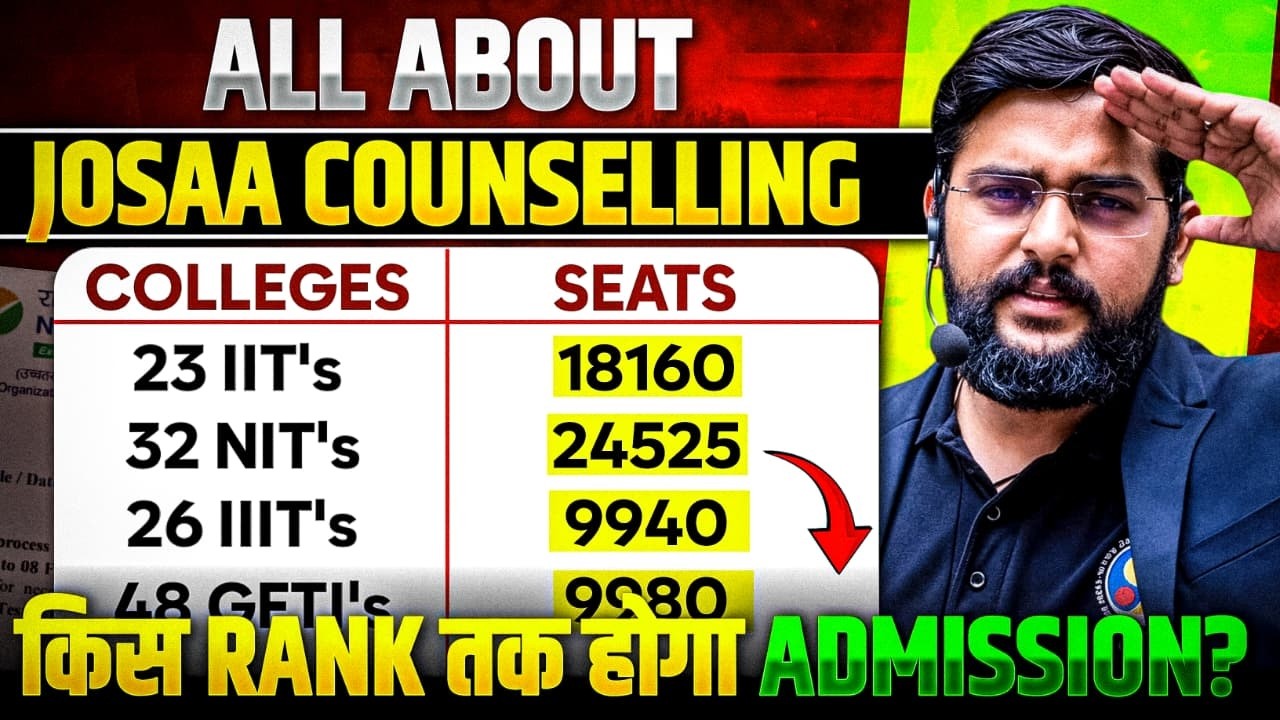 Complete JOSAA Counselling 2026 Explained 💥 IIT NIT IIIT GFTI Admission Guide  #stbg #josaa