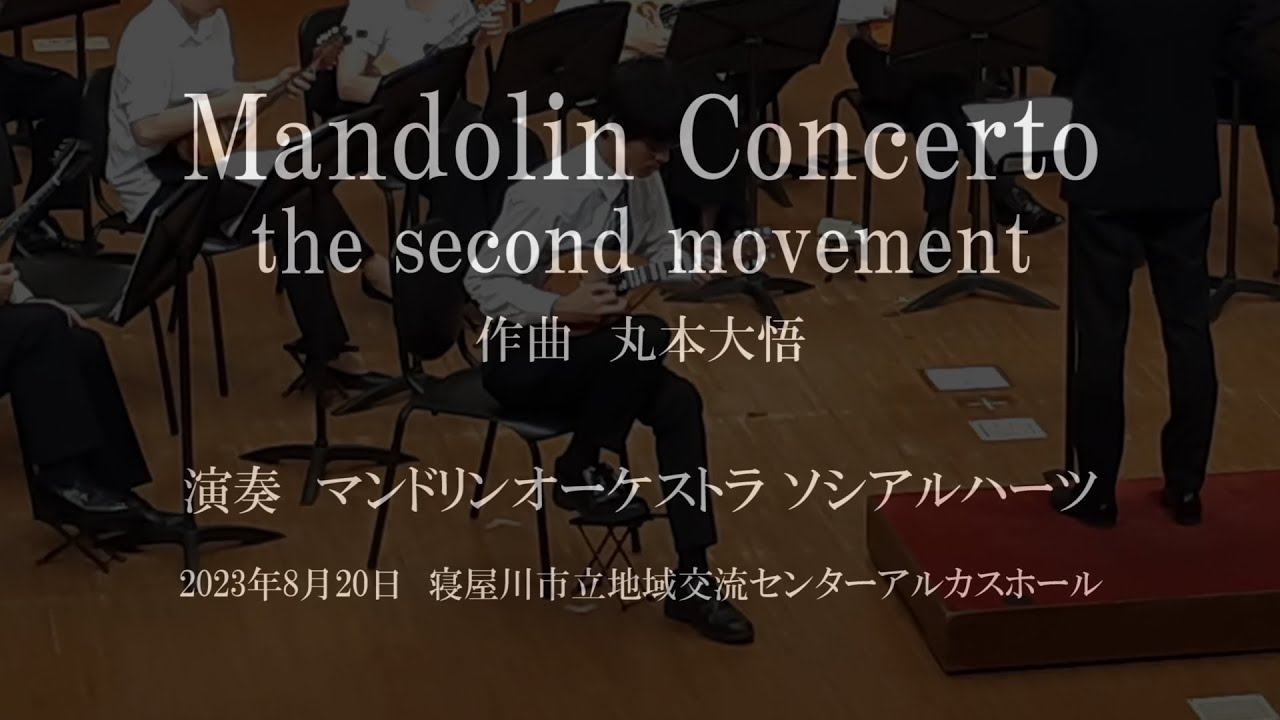 Mandolin Concerto the second movement