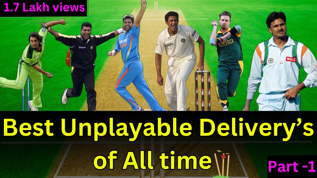 14 Best Unplayable Delivery’s of All time | #cricket