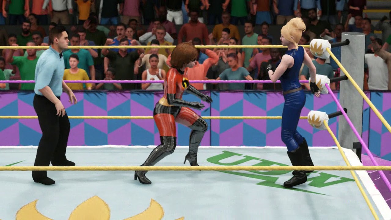 Tina Armstrong/Sarah Bryant vs. Elastigirl/Violet Parr