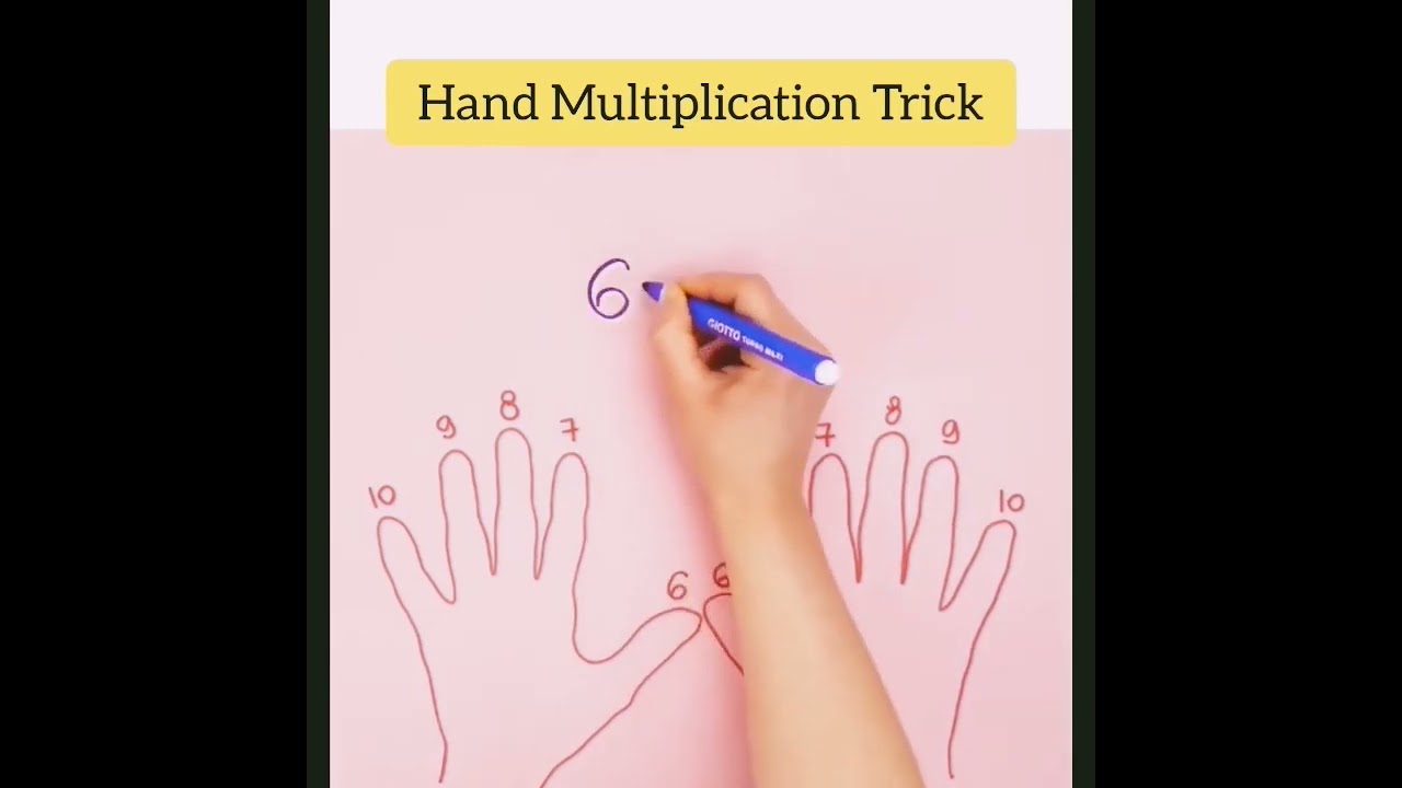 maths hack | hands trick for table 6, 7, 8 and 9 #shorts #shortsvideo #viral