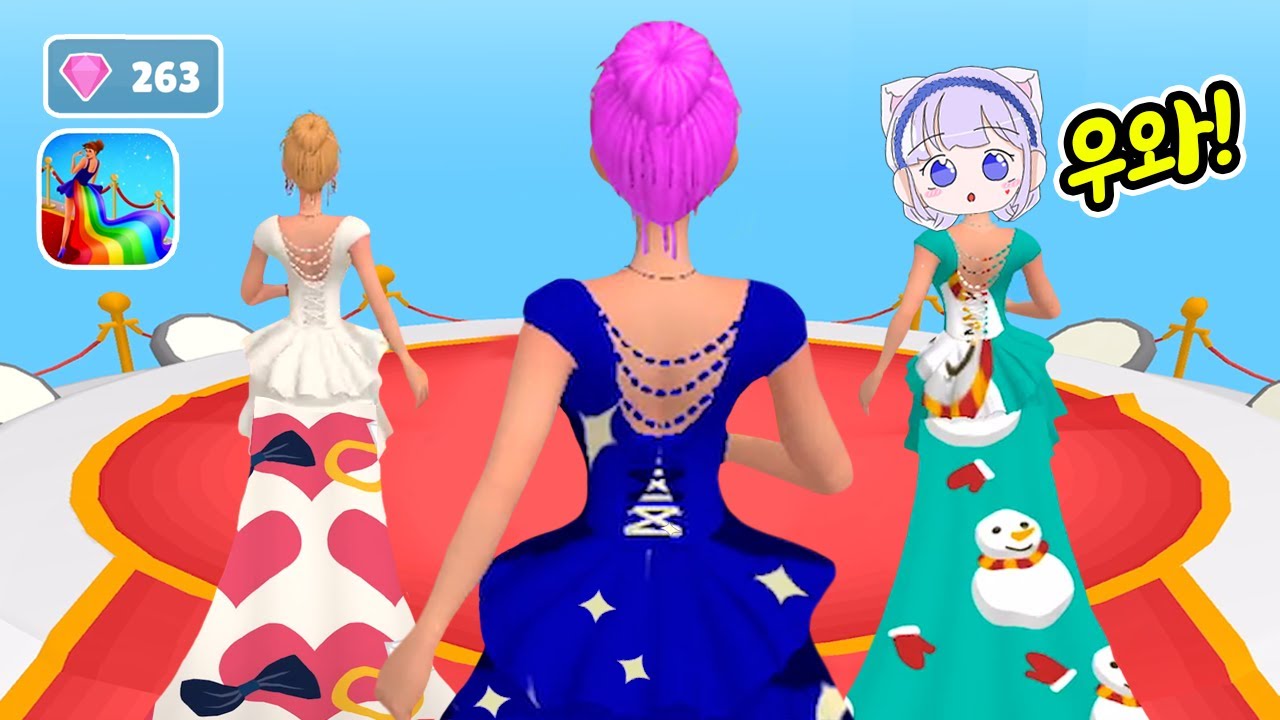 Dress Painters 프린세스 신상드레스! 이게 제일 예뻐! 랄라게임