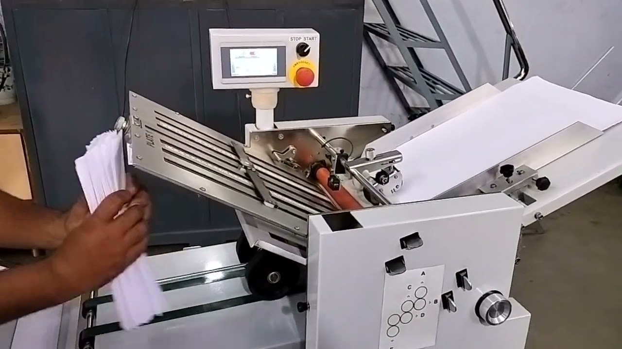 A3 Size Paper 3 fold |Paper Folding Machine l low Price Paper Folding Machine India | Mistry Folding