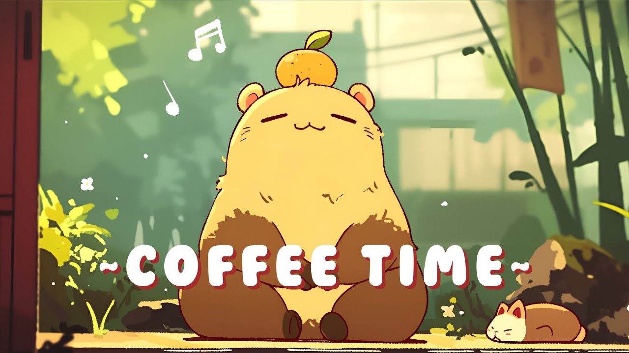 Capybara Lofi Music Station - Relaxing Jazz Hop Collection ~ Peaceful Flow ~ ✨