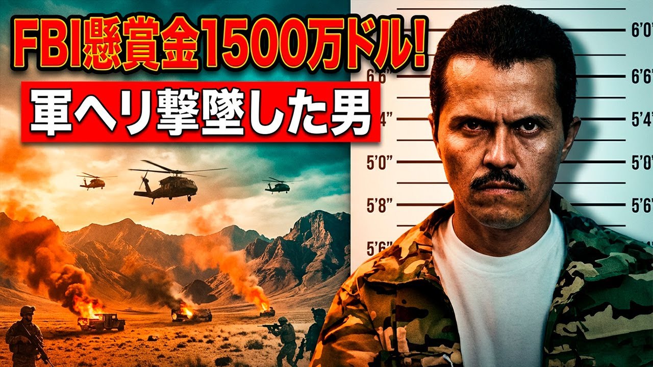 ハリスコ新世代カルテル(CJNG)メキシコで軍ヘリを撃墜！警察署長を狙撃！エル・メンチョの懸賞金1500万ドル！合成麻薬帝国の恐怖の全貌を完全暴露！