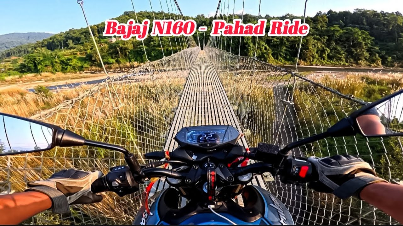 Aaj N160 lai pahad tir lagdeko😱 | Bajaj N160 ride review 