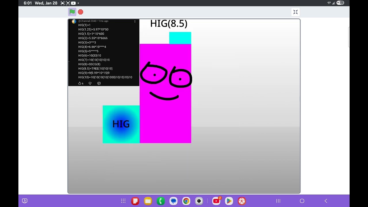 HIG function numberblocks band 
