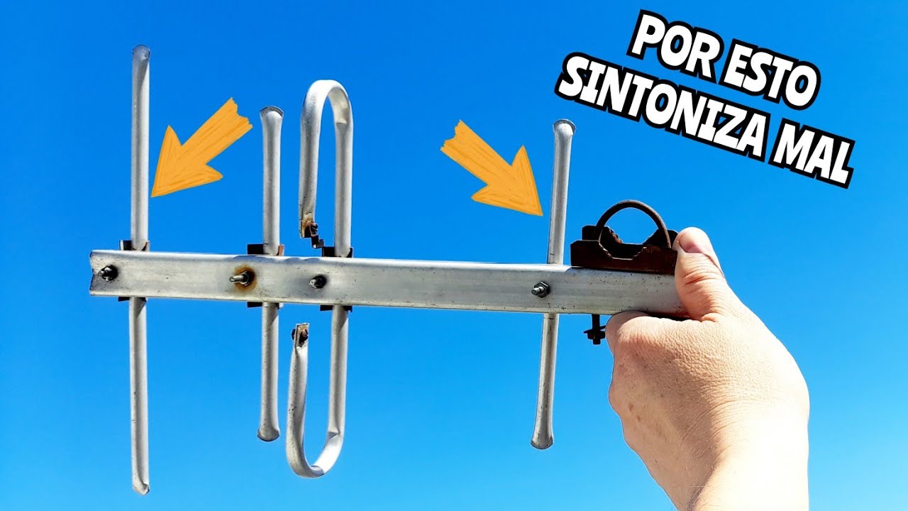 porque esta mal armada esta antena, No capta señales HD de TDT