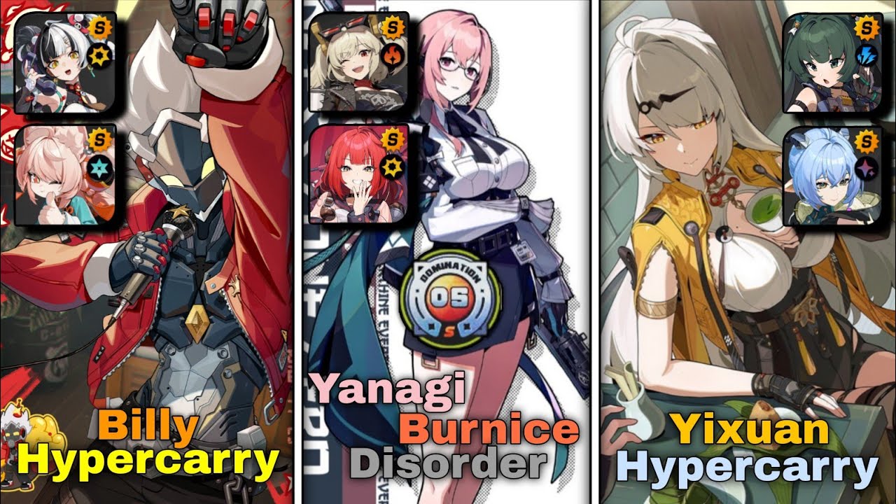 M6 Billy Hypercarry / M0 Yanagi Burnice Disorder / M0 Yixuan Hypercarry | Shiyu Defense 05 S Clear