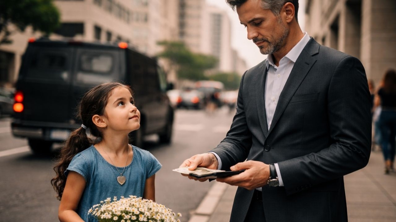 O EMPRESÁRIO humilhou a MENINA das flores... mas o que viu no PINGENTE dela o fez cair de joelhos.