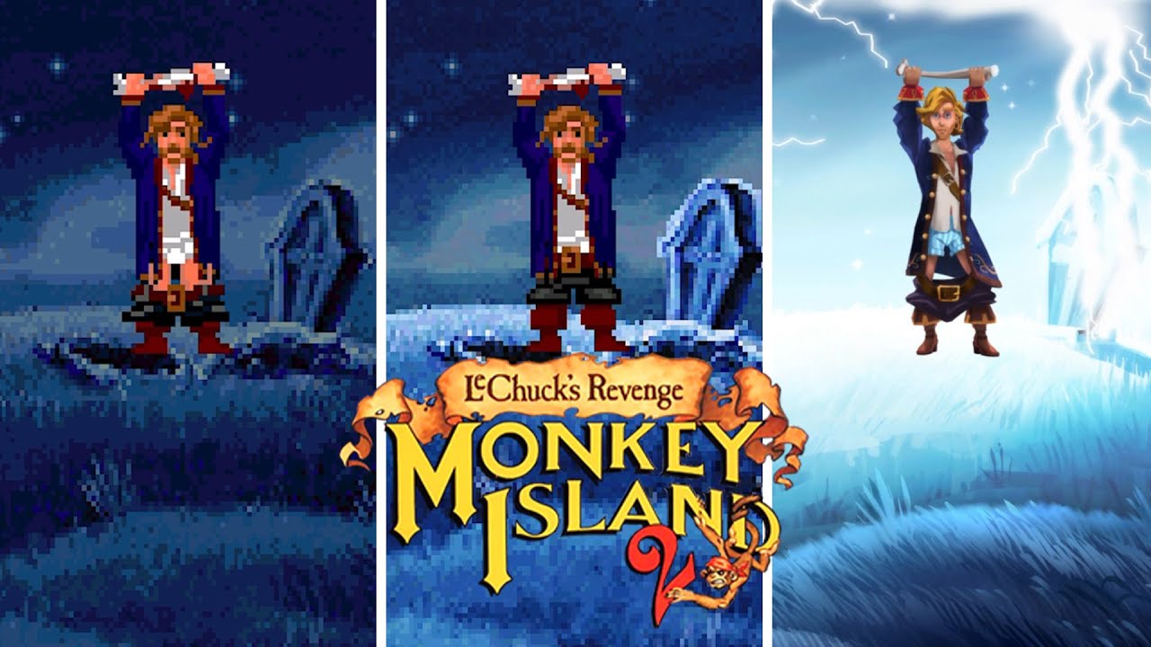 Monkey Island 2: LeChuck's Revenge - Versions Comparison (HD 60 FPS)