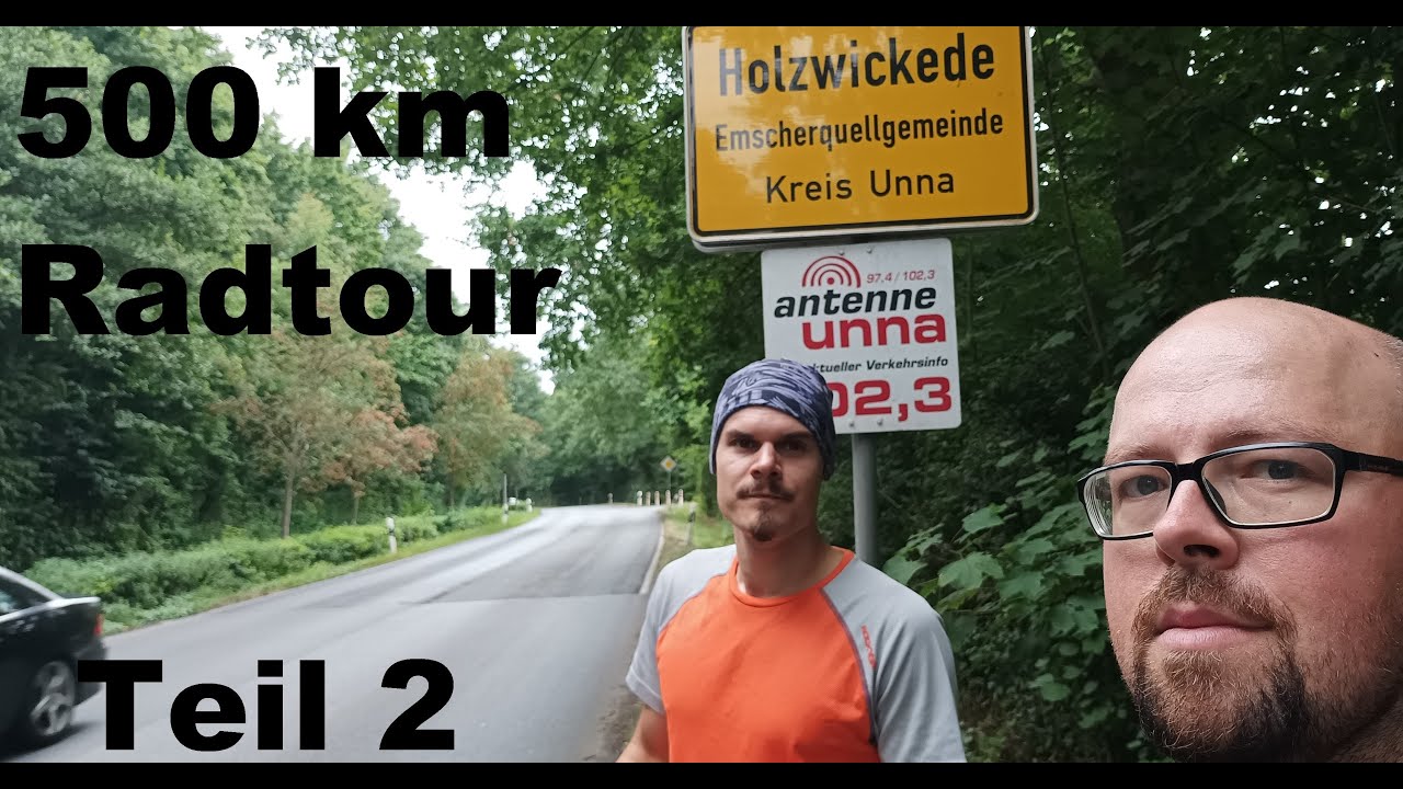 Die 500 km Fahrradtour nach Dortmund (Übermüdet, Gebrochen und extreme Hitze) BIKEPACKING - Teil 2
