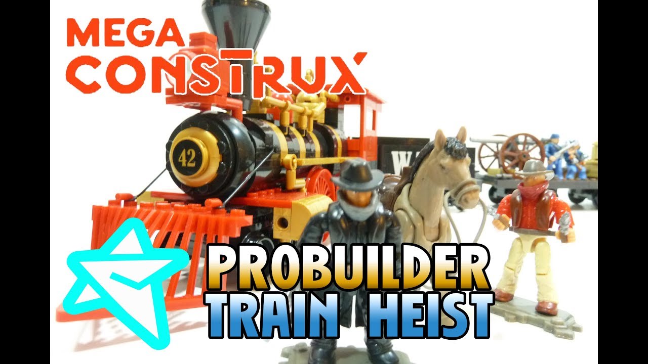 MEGA CONSTRUX PROBUILDER TRAIN HEIST SET REVIEW