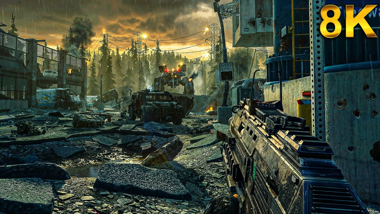 The Seattle Power Plant Sabotage｜Call of Duty Advanced Warfare｜8K