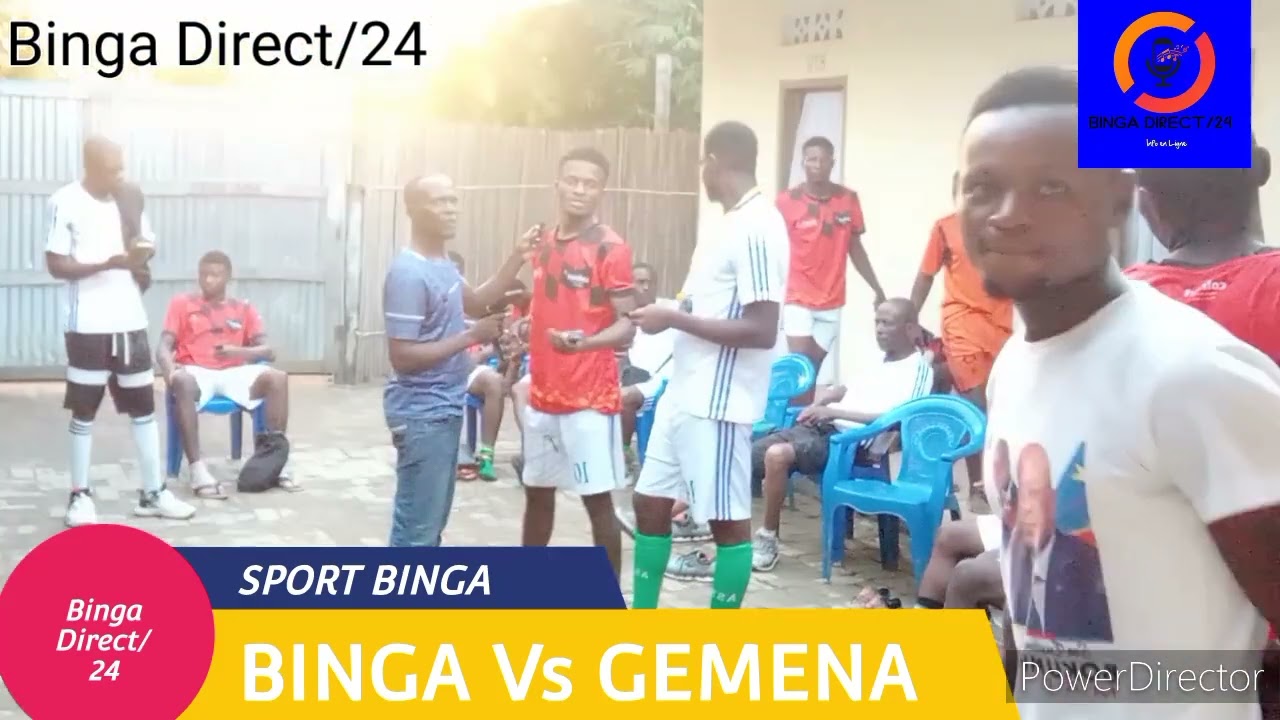 Préparatif Match Gemena Vs Binga