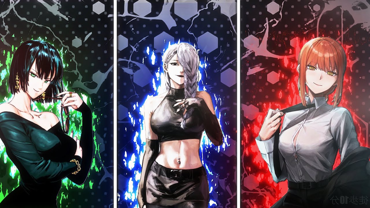 New Gen Big 3 🥹🍒 Makima | Fubuki | MeiMei #viral #longvideo #jjk #opm #csm