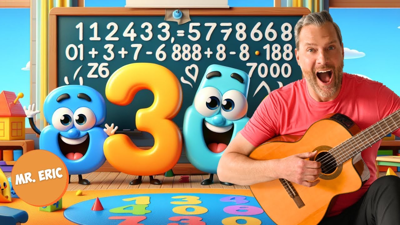 The Numbers Song | Silly Kids Song | Mr. Eric