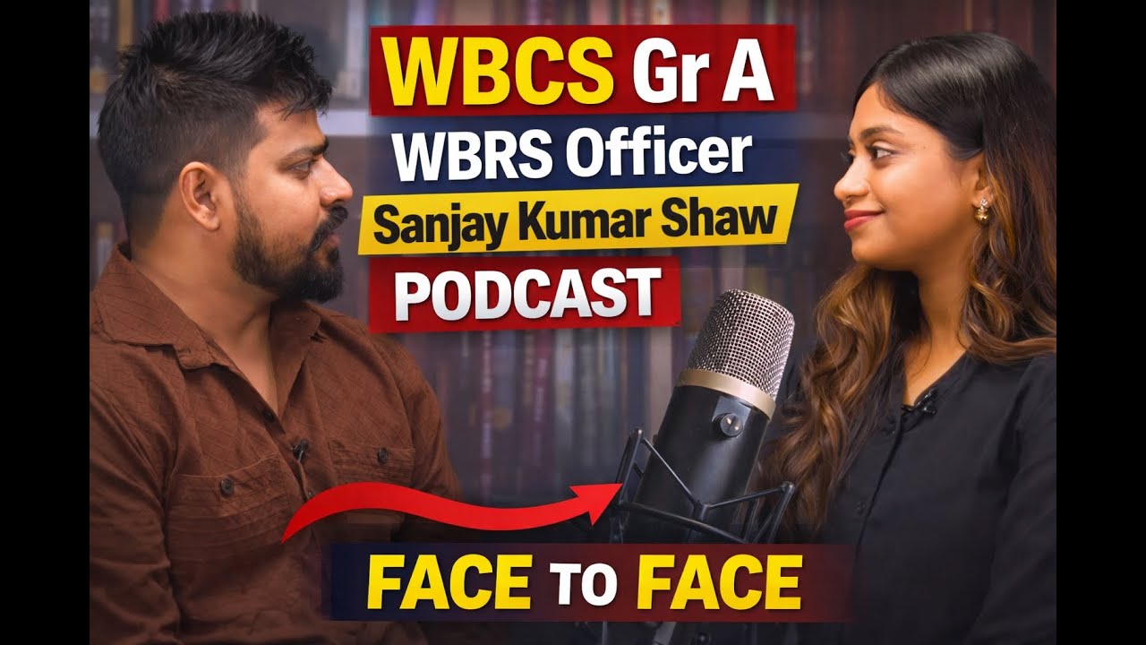 How I Cleared WBCS Group A | Sanjay Kumar Shah (WBRS Officer)  | RICE Education Podcast