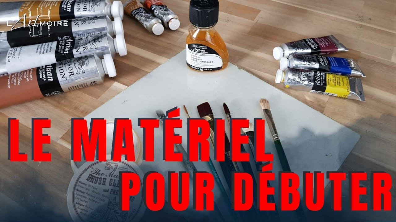Le matériel pour débuter en peinture à l'huile soluble à l'eau | L'ARTmoire par Fanny Duhaime