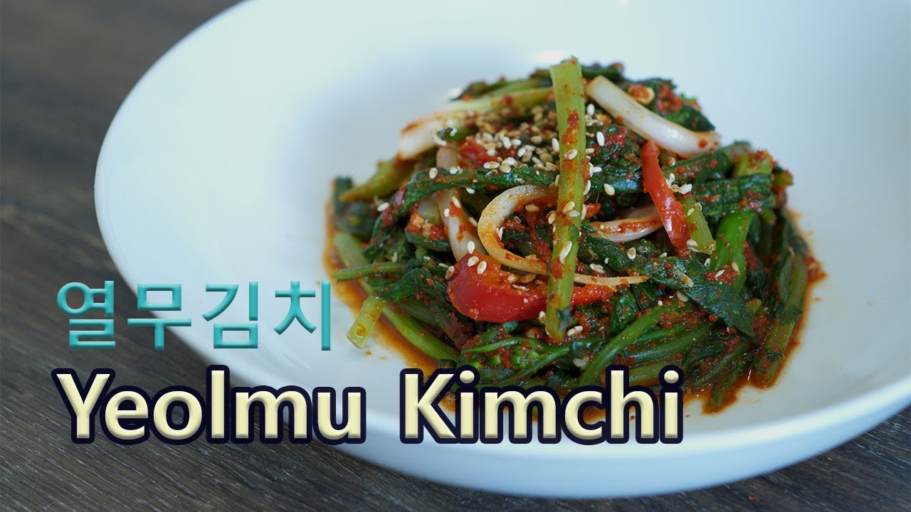 Yeolmu (Young Summer Radish) Kimchi/열무김치/harvesting & making kimchi